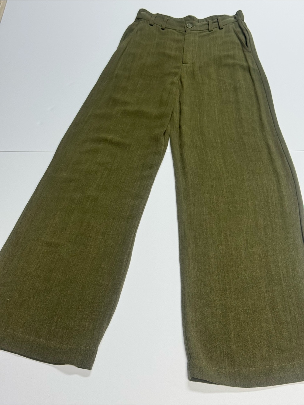 Z Supply Olive Green Wide Leg Trousers
